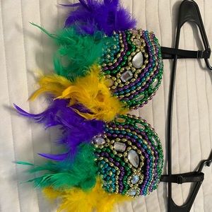 Mardi Gras Rave Bra